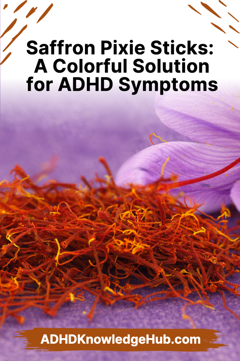 Saffron Pixie Sticks A Colorful Solution for ADHD Symptoms ADHD